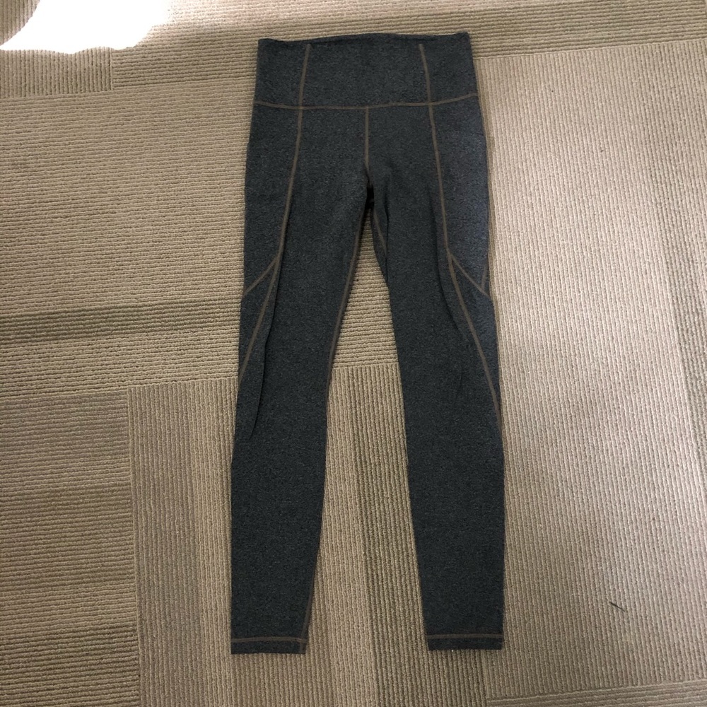 Athleta grey full length leggings